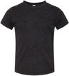 Am image of a Custom Bella and Canvas Toddler Triblend Tee in Charcoal Black Triblend!