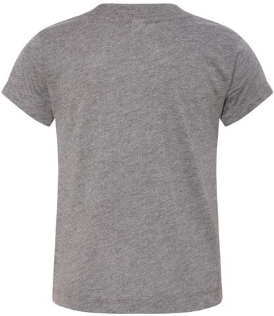 Am image of a Custom Bella and Canvas Toddler Triblend Tee in Grey Triblend!