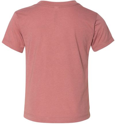 Am image of a Custom Bella and Canvas Toddler Triblend Tee in Mauve Triblend!