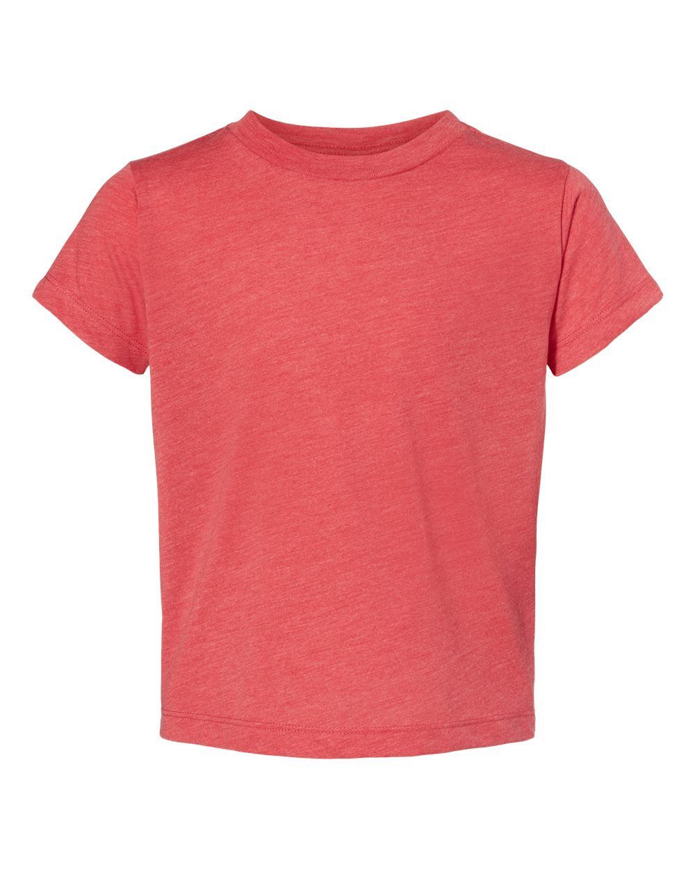 Bella and Canvas Toddler Triblend Tee in Red Triblend