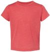 Am image of a Custom Bella and Canvas Toddler Triblend Tee in Red Triblend!