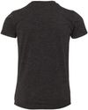 Am image of a Custom Bella and Canvas Youth Triblend Tee in Charcoal Black Triblend!