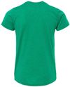 Am image of a Custom Bella and Canvas Youth Triblend Tee in Kelly Triblend!