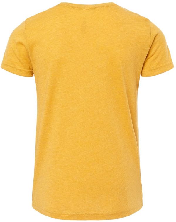 Am image of a Custom Bella and Canvas Youth Triblend Tee in Mustard Triblend!