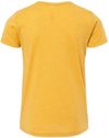 Am image of a Custom Bella and Canvas Youth Triblend Tee in Mustard Triblend!