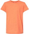 Am image of a Custom Bella and Canvas Youth Triblend Tee in Orange Triblend!