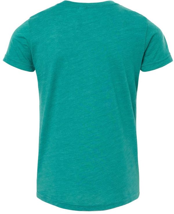 Am image of a Custom Bella and Canvas Youth Triblend Tee in Teal Triblend!