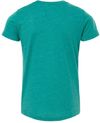 Am image of a Custom Bella and Canvas Youth Triblend Tee in Teal Triblend!