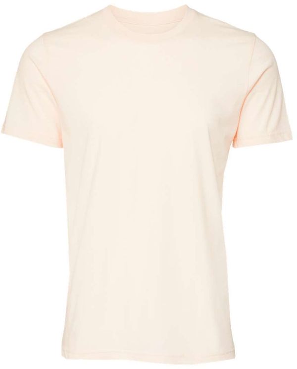 An image of a Custom Bella and Canvas Unisex Triblend Tee in Solid Natural Triblend!