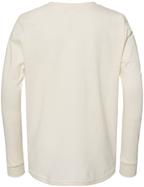 Am image of a Custom Bella and Canvas Youth Jersey Long Sleeve Tee in Natural!
