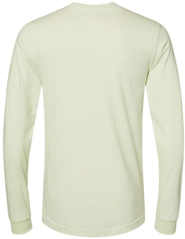 An image of a Custom Bella and Canvas Jersey Long Sleeve T Shirt in Citron!