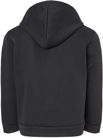 Am image of a Custom Bella and Canvas Toddler Sponge Fleece Pullover Hoodie in Black!