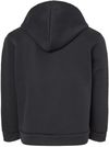 Am image of a Custom Bella and Canvas Toddler Sponge Fleece Pullover Hoodie in Black!