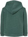 Am image of a Custom Bella and Canvas Toddler Sponge Fleece Pullover Hoodie in Heather Forest!