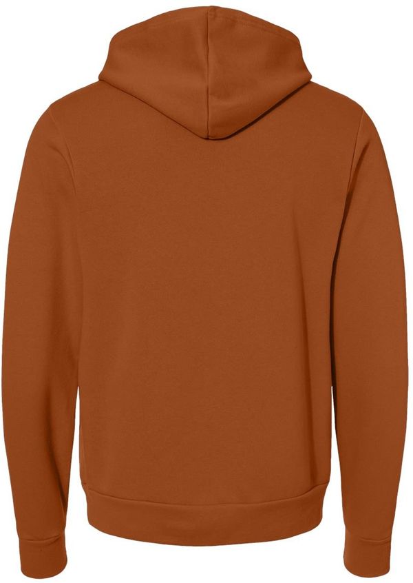 Am image of a Custom Bella and Canvas Unisex Sponge Fleece Pullover Hoodie in Autumn!