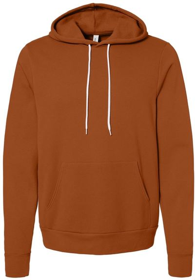 Am image of a Custom Bella and Canvas Unisex Sponge Fleece Pullover Hoodie in Autumn!
