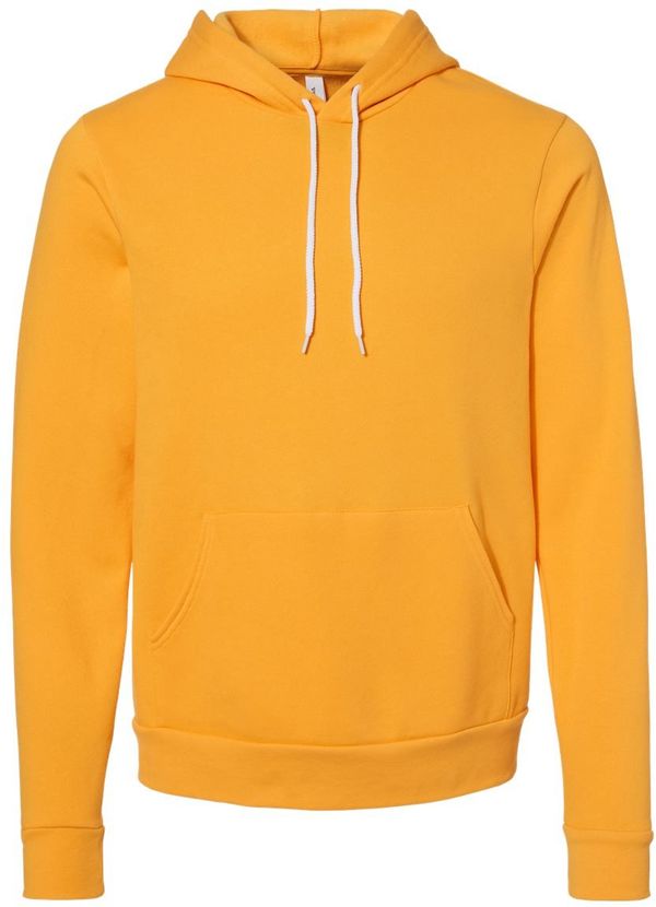 Am image of a Custom Bella and Canvas Unisex Sponge Fleece Pullover Hoodie in Gold!