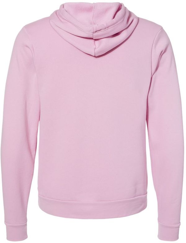 Am image of a Custom Bella and Canvas Unisex Sponge Fleece Pullover Hoodie in Lilac!