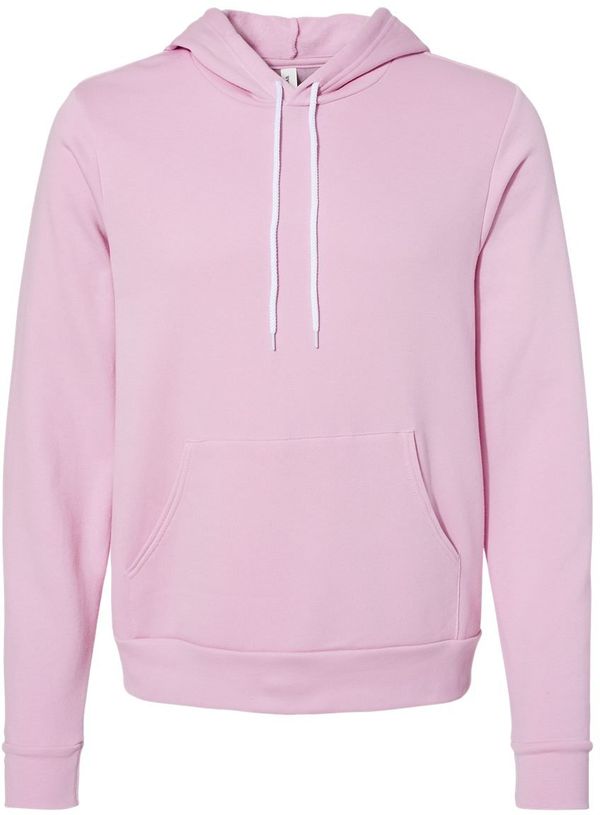 Am image of a Custom Bella and Canvas Unisex Sponge Fleece Pullover Hoodie in Lilac!