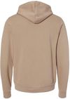 An image of a Custom Bella and Canvas Unisex Sponge Fleece Pullover Hoodie in Tan!