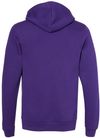 An image of a Custom Bella and Canvas Unisex Sponge Fleece Pullover Hoodie in Team Purple!