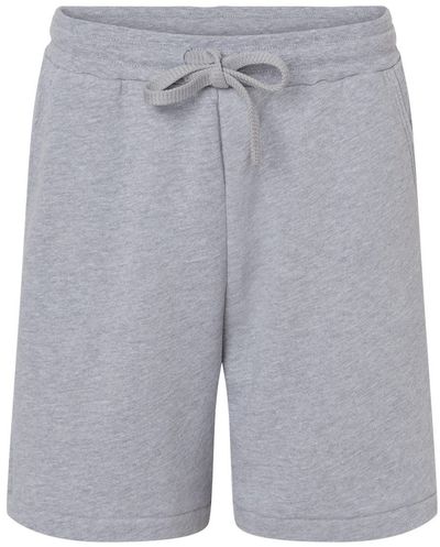 Am image of a Custom Bella and Canvas Unisex Sponge Fleece Shorts in Athletic Heather!