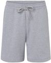 Am image of a Custom Bella and Canvas Unisex Sponge Fleece Shorts in Athletic Heather!