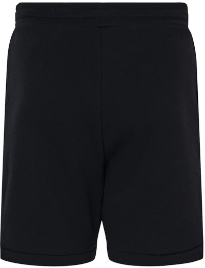 Am image of a Custom Bella and Canvas Unisex Sponge Fleece Shorts in Black!