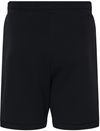 Am image of a Custom Bella and Canvas Unisex Sponge Fleece Shorts in Black!