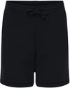 Am image of a Custom Bella and Canvas Unisex Sponge Fleece Shorts in Black!