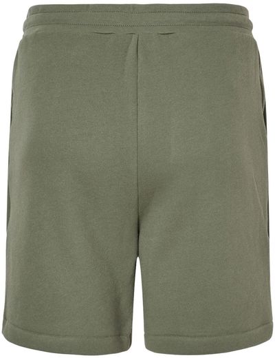 Am image of a Custom Bella and Canvas Unisex Sponge Fleece Shorts in Military Green!