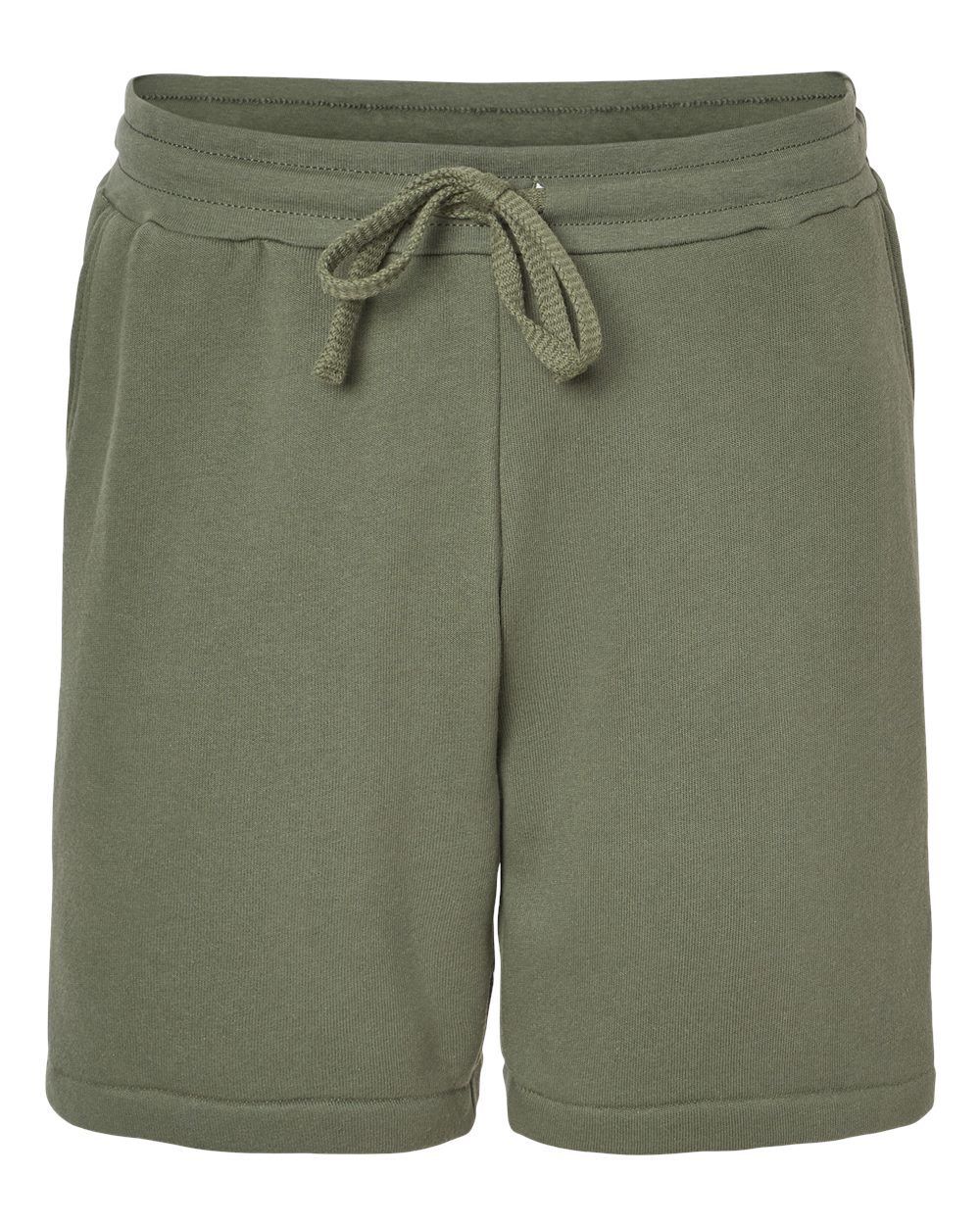 Bella and Canvas Unisex Sponge Fleece Shorts in Military Green
