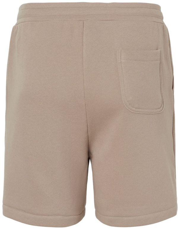 Am image of a Custom Bella and Canvas Unisex Sponge Fleece Shorts in Tan!