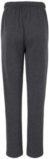Am image of a Custom Bella and Canvas Sponge Fleece Straight Leg Sweatpants in Dark Grey Heather!