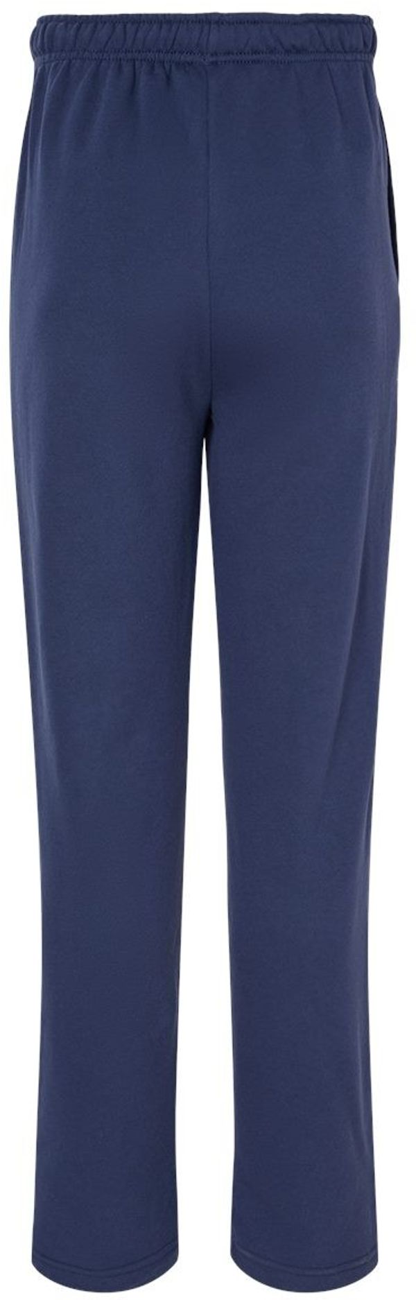 Am image of a Custom Bella and Canvas Sponge Fleece Straight Leg Sweatpants in Navy!
