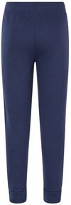 Am image of a Custom Bella and Canvas Toddler Sponge Fleece Jogger Sweatpants in Navy!
