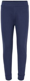 Am image of a Custom Bella and Canvas Toddler Sponge Fleece Jogger Sweatpants in Navy!