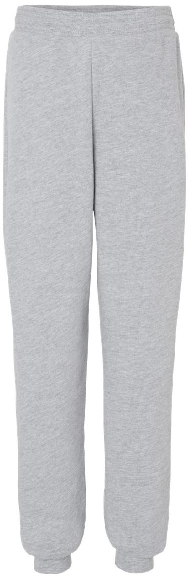 Am image of a Custom Bella and Canvas Youth Jogger Sweatpants in Athletic Heather!