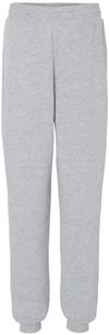 Am image of a Custom Bella and Canvas Youth Jogger Sweatpants in Athletic Heather!