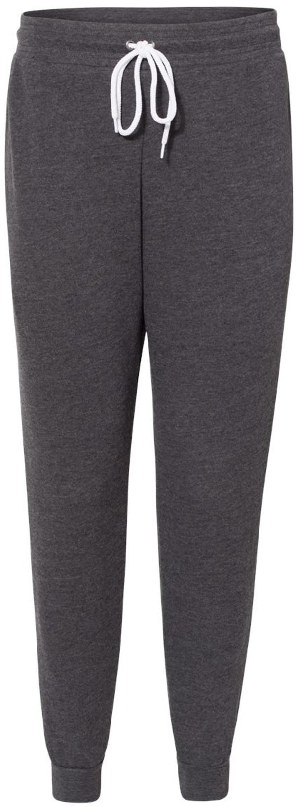 Am image of a Custom Bella and Canvas Unisex Jogger Sweatpant in Dark Grey Heather!