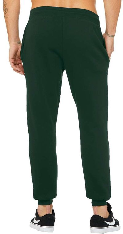 Am image of a Custom Bella and Canvas Unisex Jogger Sweatpant in Forest!