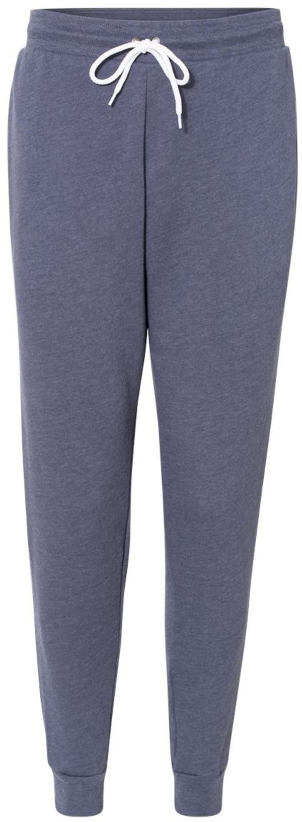 An image of a Custom Bella and Canvas Unisex Jogger Sweatpant in Heather Navy!