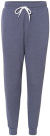 An image of a Custom Bella and Canvas Unisex Jogger Sweatpant in Heather Navy!