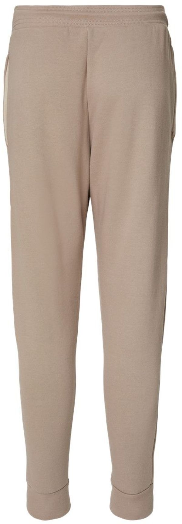 Am image of a Custom Bella and Canvas Unisex Jogger Sweatpant in Tan!