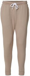 Am image of a Custom Bella and Canvas Unisex Jogger Sweatpant in Tan!