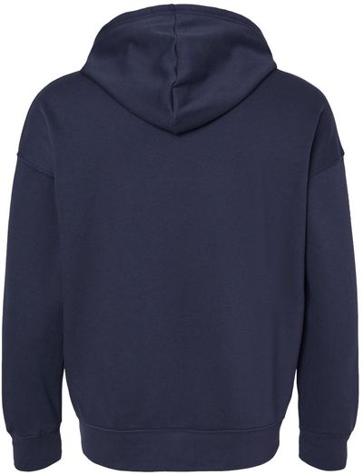 Am image of a Custom BELLA and CANVAS Unisex Sponge Fleece DTM Full Zip Hoodie in Navy!