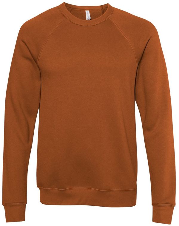 Am image of a Custom Bella and Canvas Unisex Sponge Fleece Crewneck Sweatshirt in Autumn!