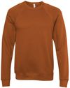 Am image of a Custom Bella and Canvas Unisex Sponge Fleece Crewneck Sweatshirt in Autumn!