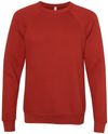 Am image of a Custom Bella and Canvas Unisex Sponge Fleece Crewneck Sweatshirt in Brick!