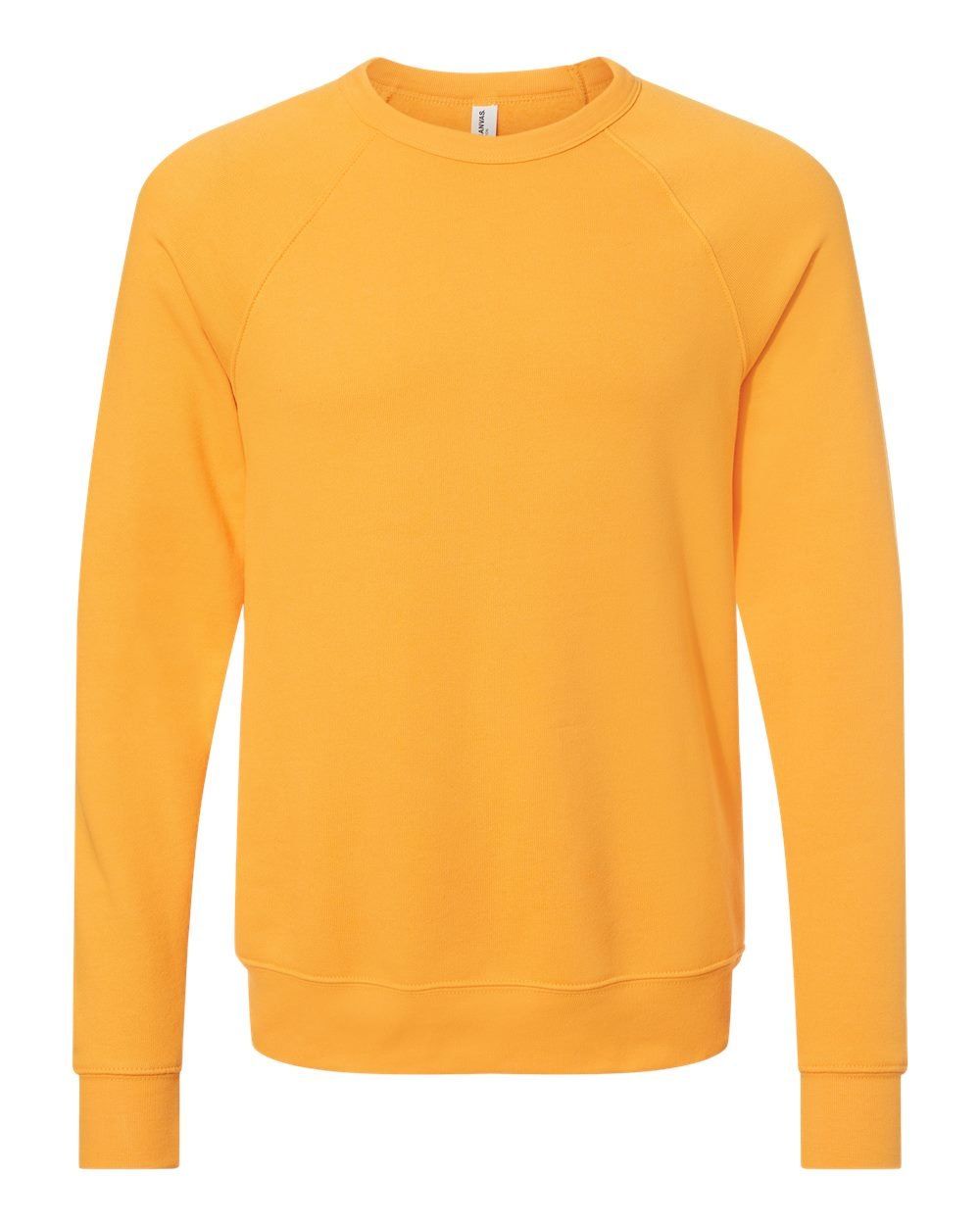 Bella and Canvas Unisex Sponge Fleece Crewneck Sweatshirt in Gold